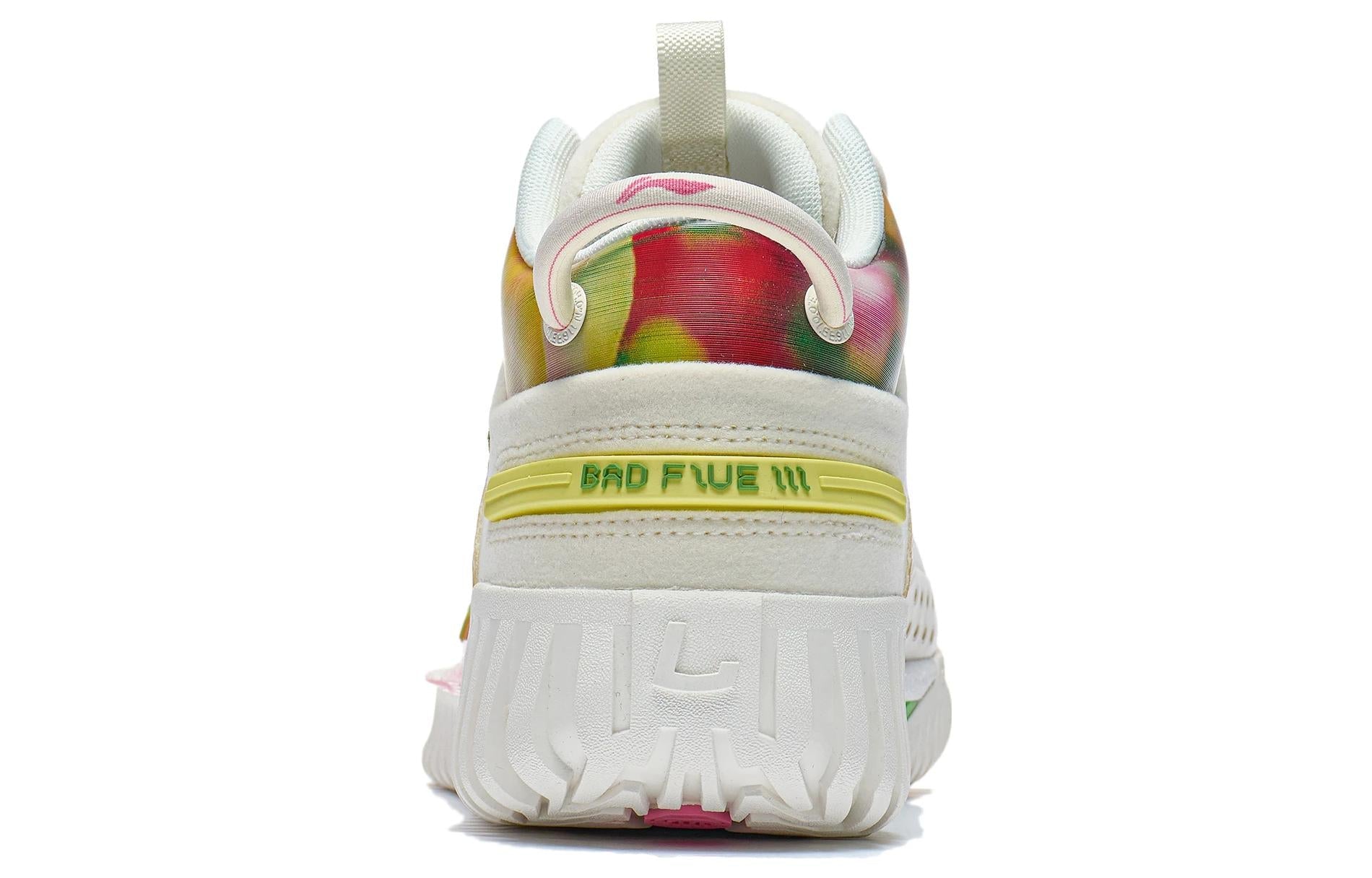 Li-Ning BadFive 3 'White Yellow Pink' ABFT005-8