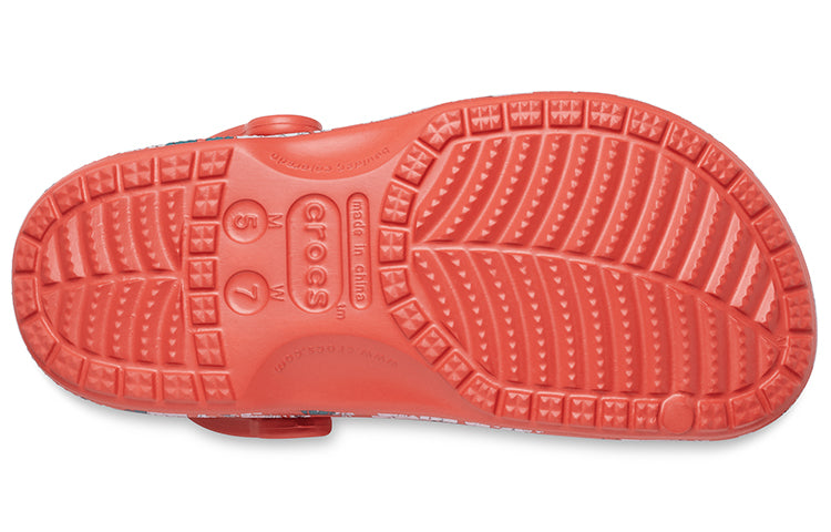 Crocs Baya Seasonal Printed Clogs 'Spicy Orange White' 206230-82Z