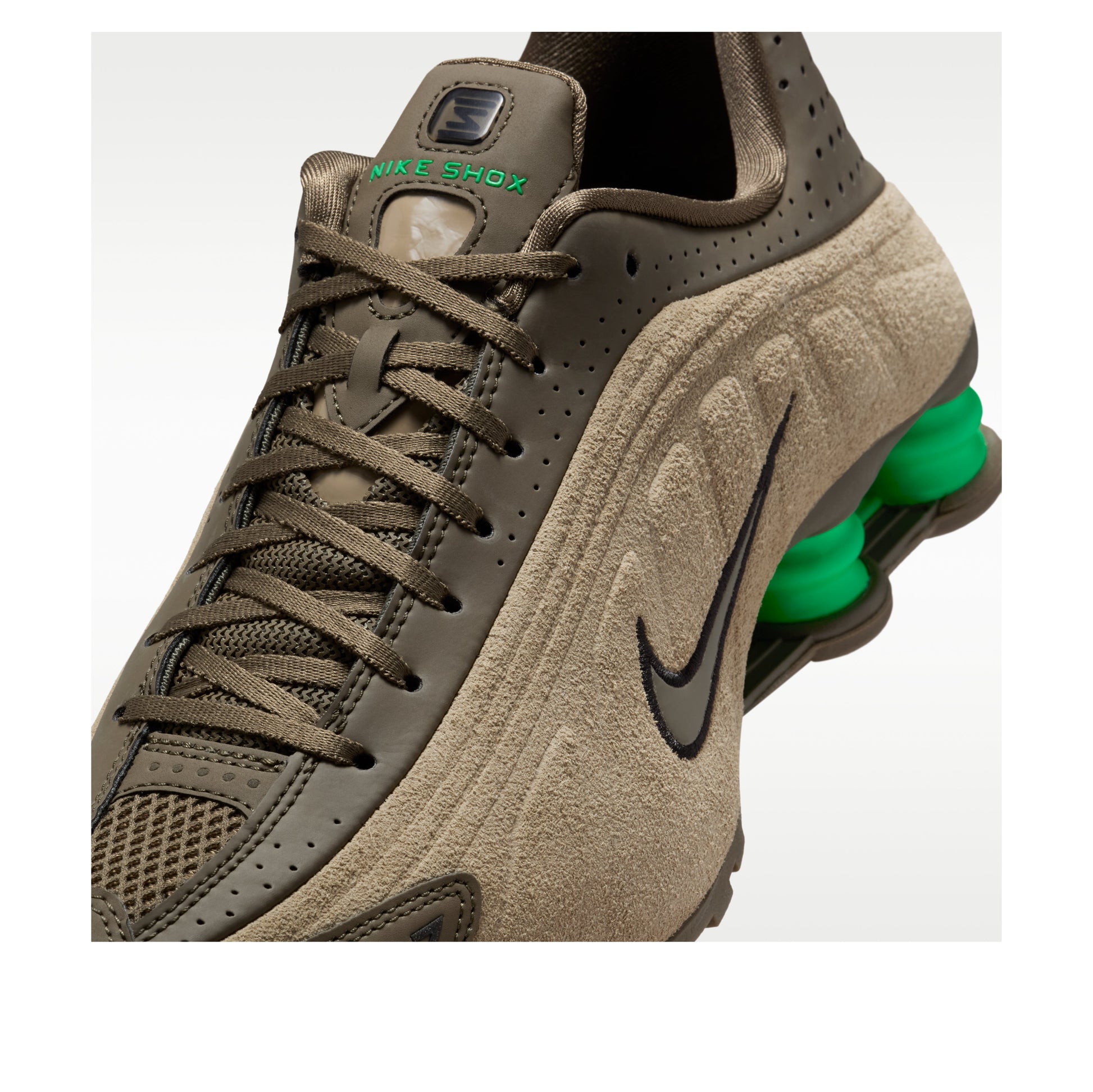 (WMNS) Nike Shox R4 'Olive Khaki' HQ7739-200