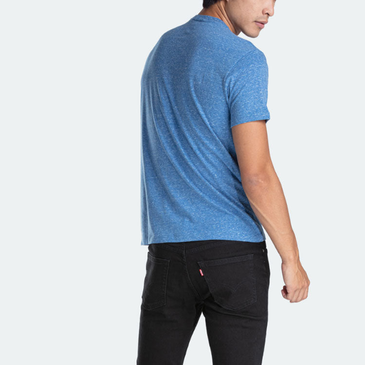 Men's Levis Casual Round Neck Short Sleeve Blue T-Shirt 19342-0127