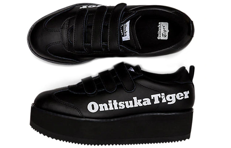 (WMNS) Onitsuka Tiger Delegation Chunk Sneakers Black 1182A207-007
