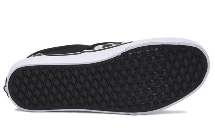 Vans Slip-On Black White Grid Japanese Version Black And White 587212-0004