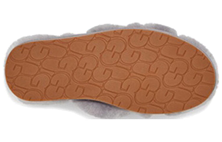 (WMNS) UGG Abela Gray Purple Slippers 1017548-SAMT