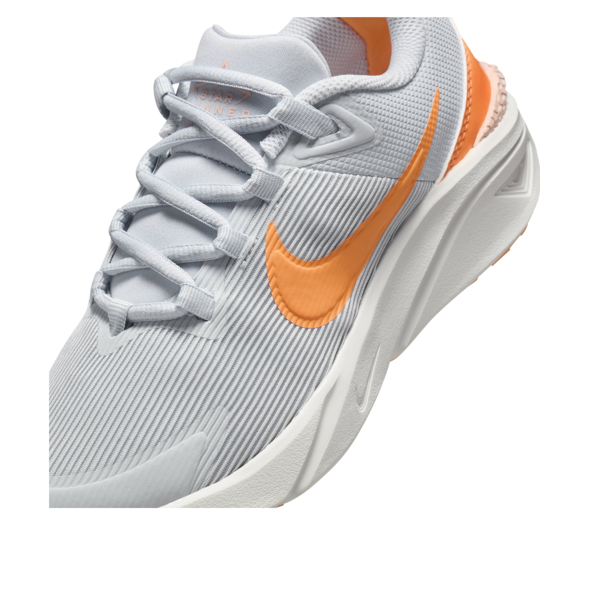(GS) Nike Star Runner 4 'White Orange' DX7615-008