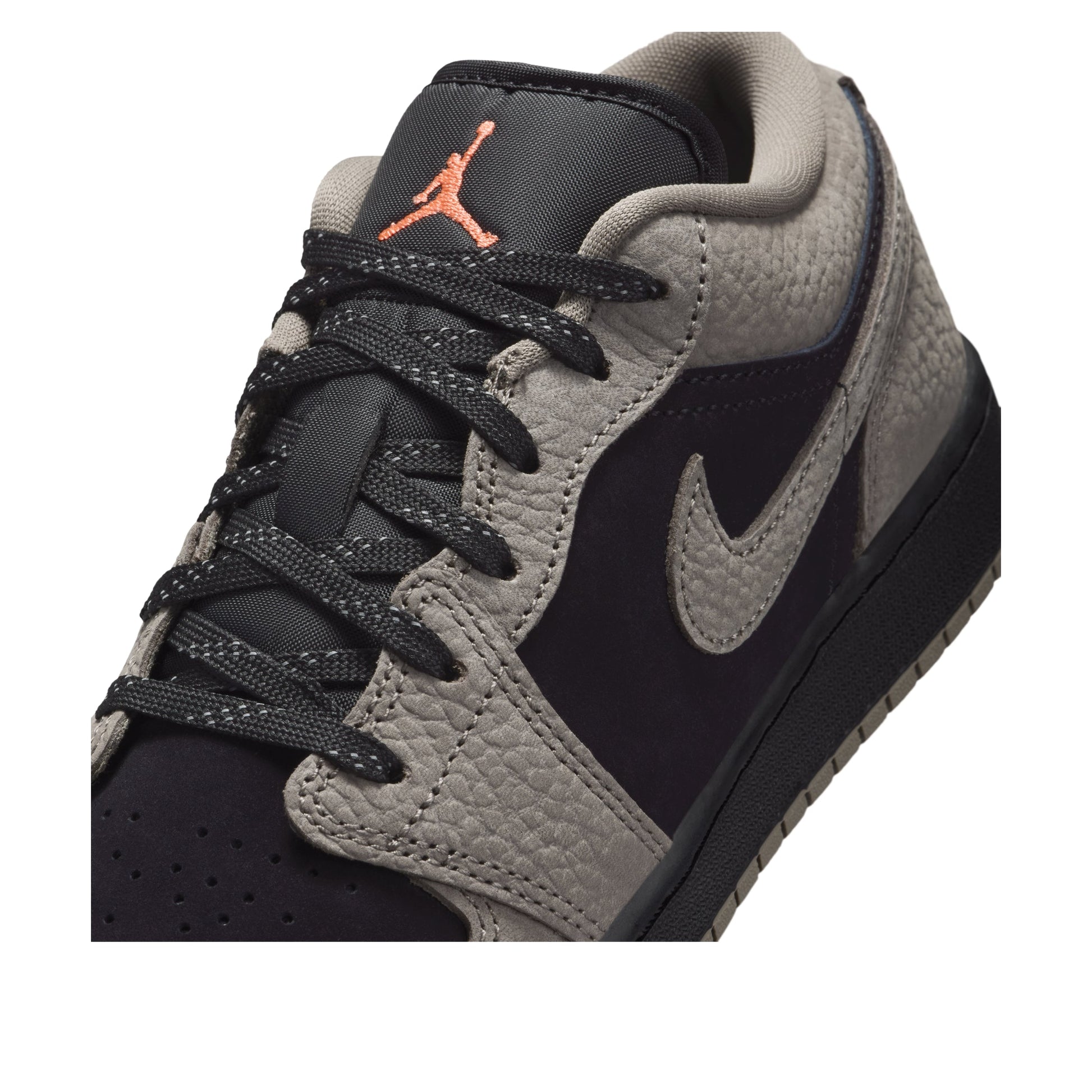 (GS) Air Jordan 1 Low SE 'Black Olive Grey' IB7111-005