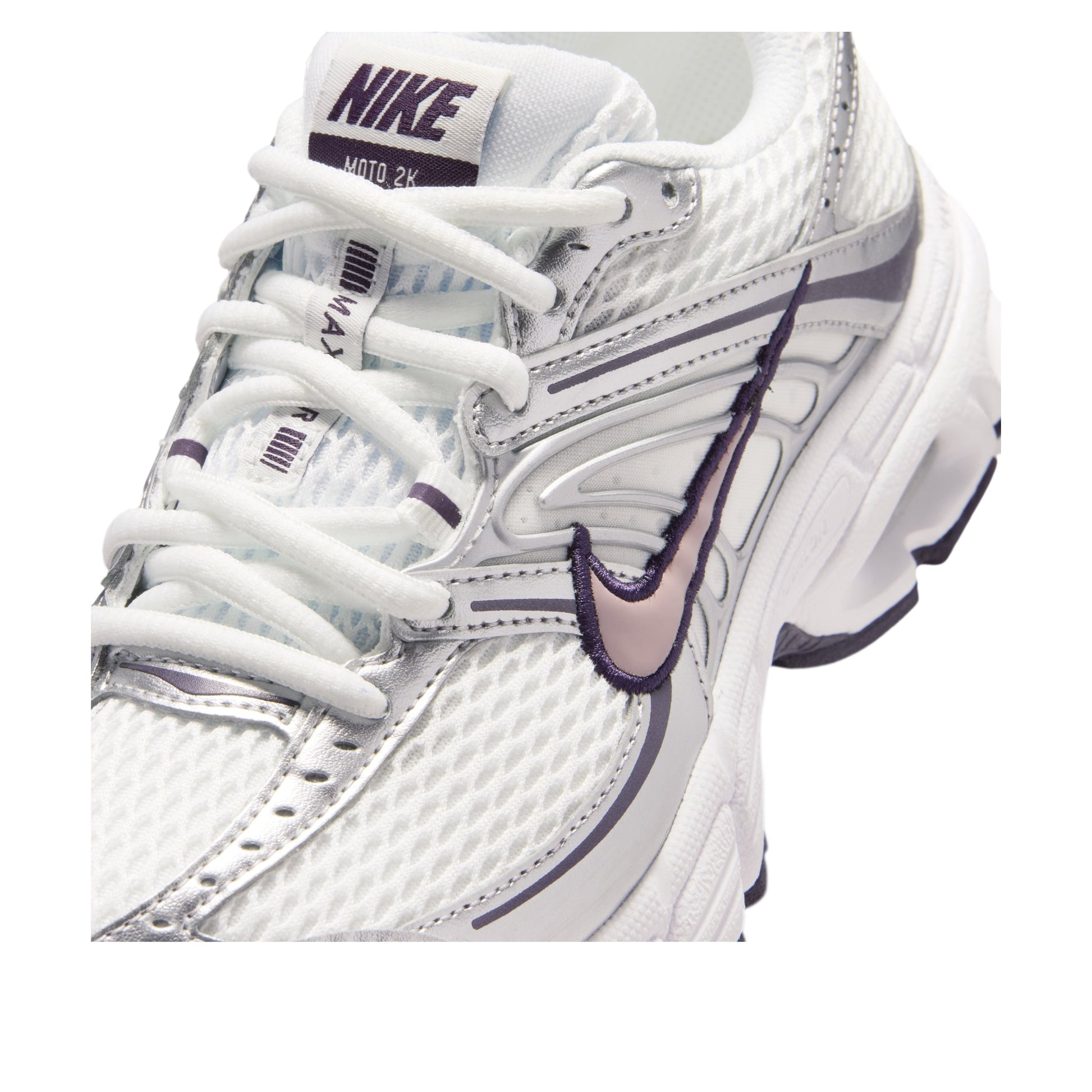 (GS) Nike Air Max Moto 2K 'White Metallic Silver Purple' IQ9430-100