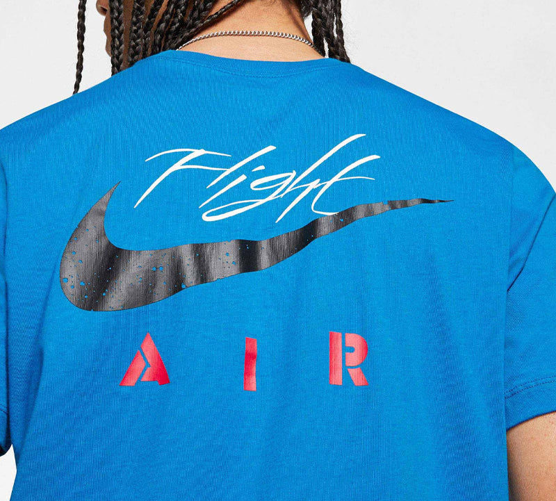 Air Jordan 4 Legacy Printing Pattern T-Shirt 'Blue' CQ8298-460