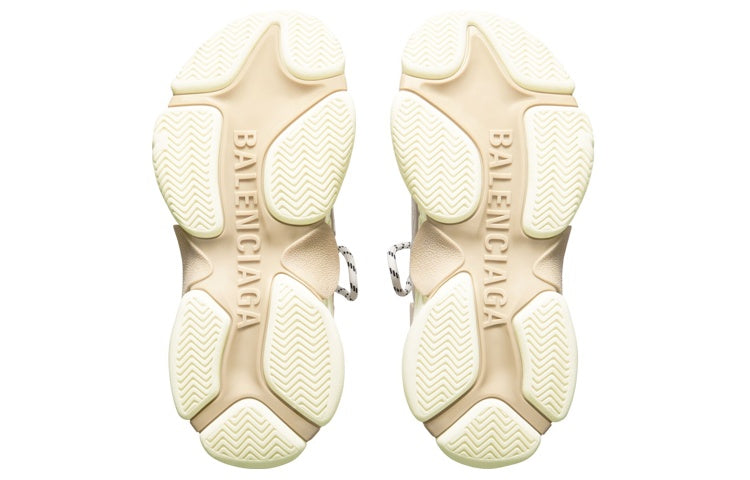 (WMNS) Balenciaga Triple S Mules 'White Double Foam and Mesh' 755686W3SM29097