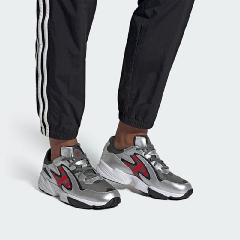 (GS) adidas Yung-96 Chasm J 'Silver Metallic Scarlet' EE9299