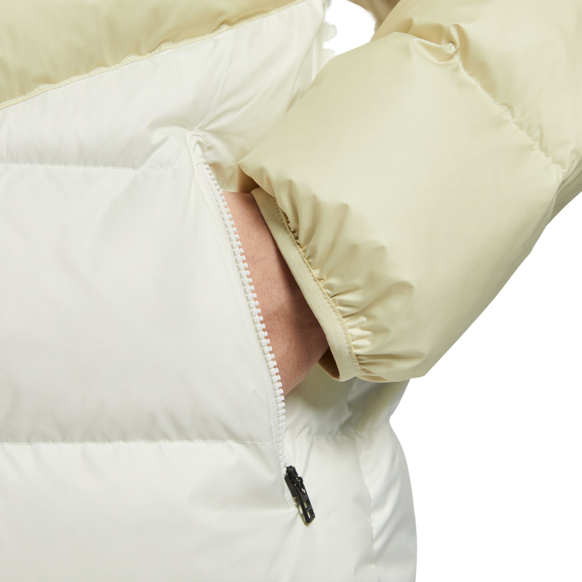 Nike Windrunner Down Jacket 'Light Khaki Sail White' HQ7791-229