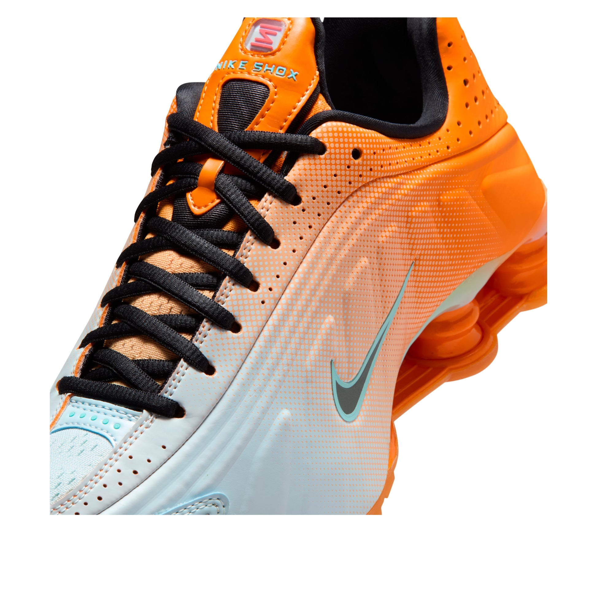 (WMNS) Nike Shox R4 'Vivid Orange Glacier Blue' IH2343-801