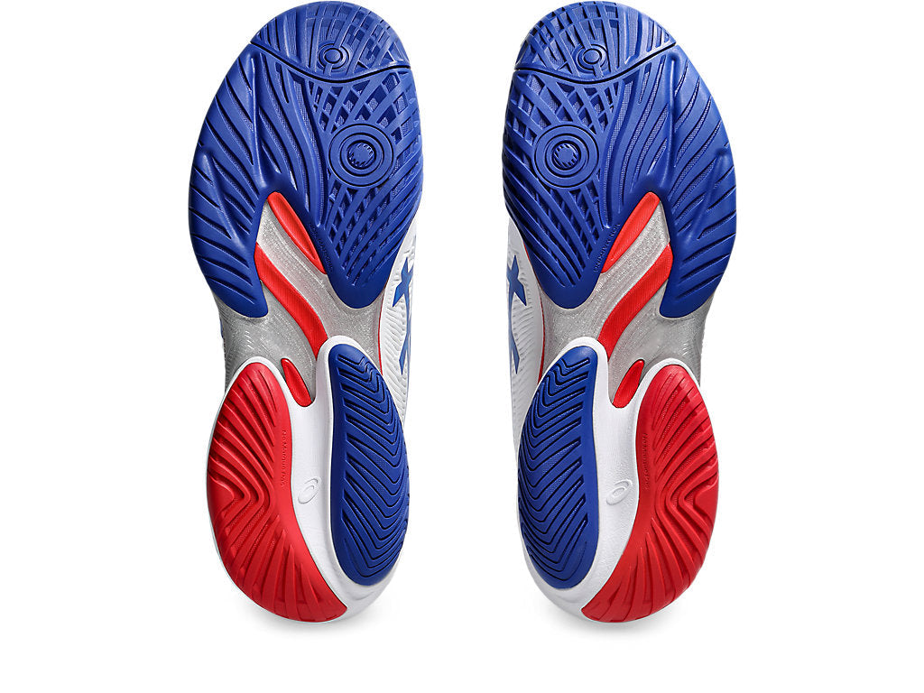 ASICS Court FF 3 Novak 'White Blue Red' 1041A480-100