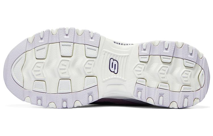(WMNS) Skechers D'Lites 1.0 Shoes 'White Purple Lilac' 896276-PRMT