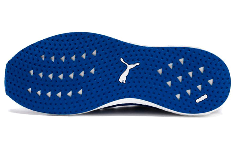 PUMA Mega Energy Heather Knit Low Running Shoes Blue/White 191095-04