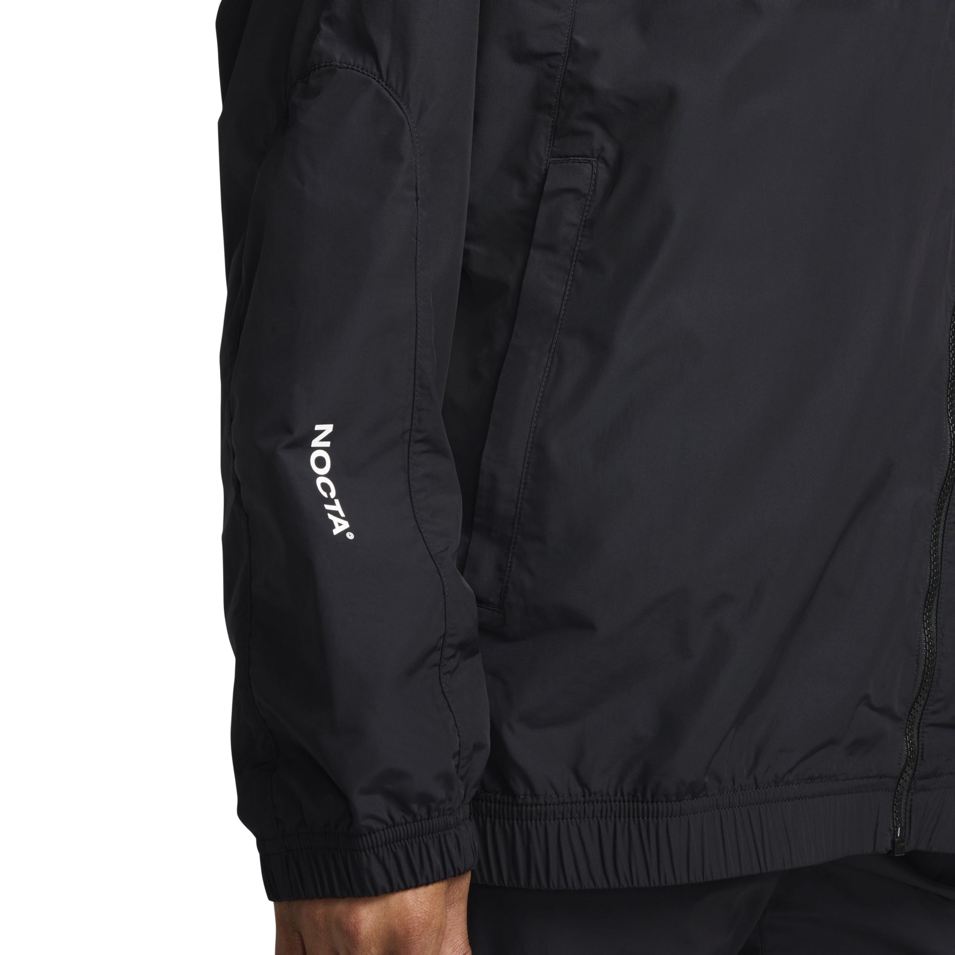 Nike x NOCTA Drake Nylon Track Jacket Asia Sizing 'Black' FN7667-010