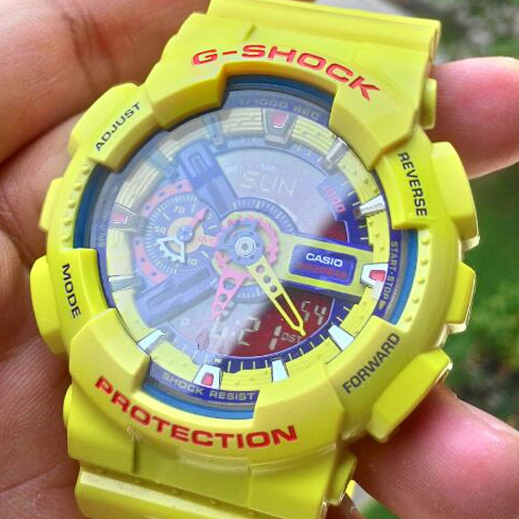 CASIO G-Shock Analog-Digital 'Yellow' GA-110A-9A