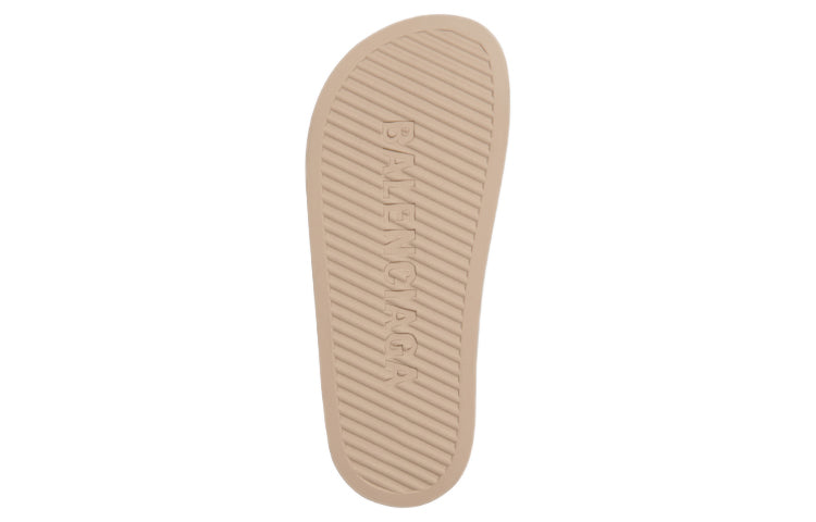 (WMNS) Balenciaga Chunky Slide Sandals 'Beige Rubber' 654315W1S899230