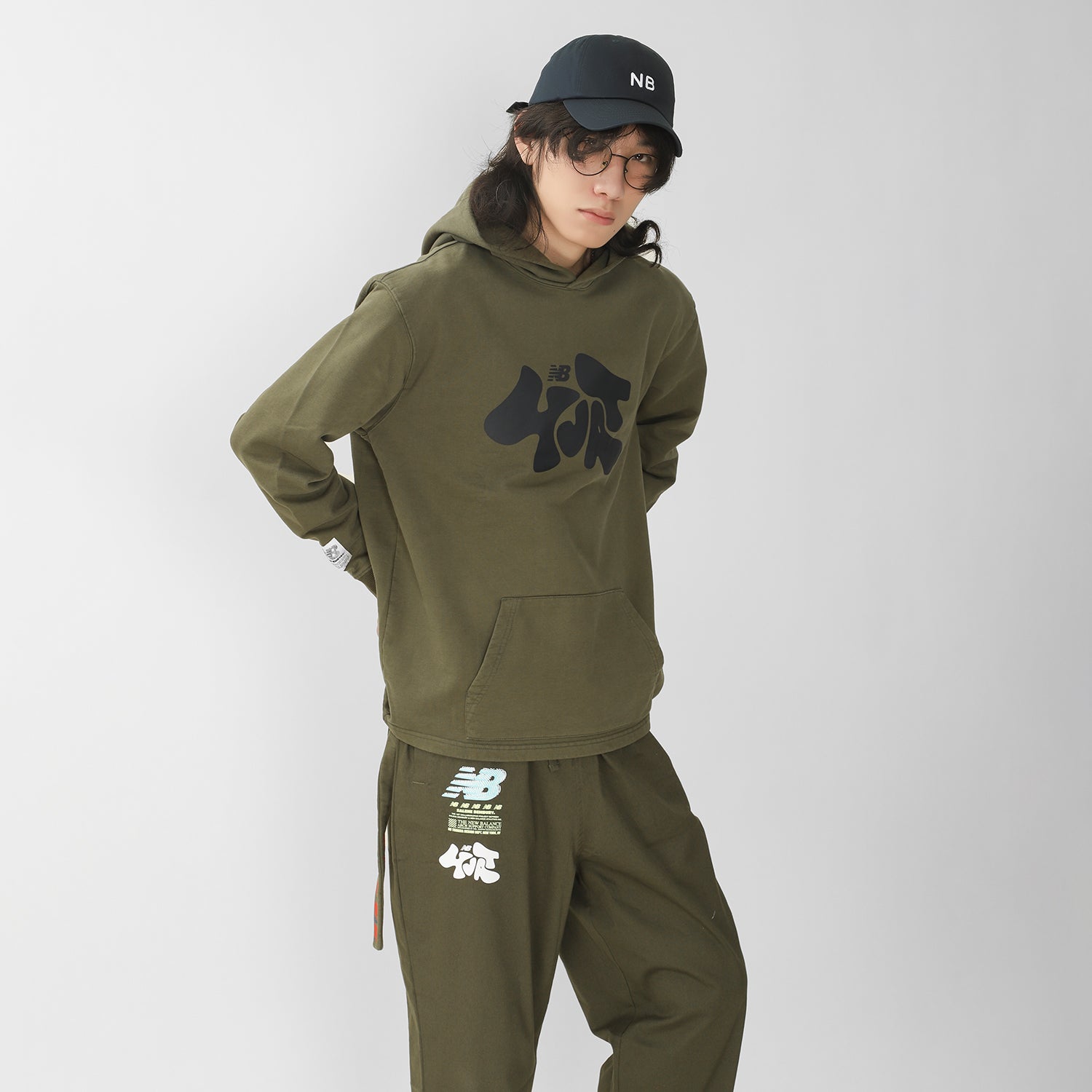 New Balance x Salehe Bembury Unisex Printing Green MT11567-OLG