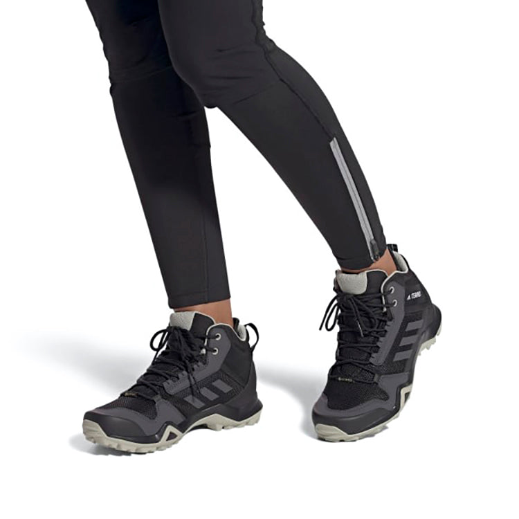 (WMNS) adidas Terrex AX3 Mid GORE-TEX 'Black Metal Grey' EF3365