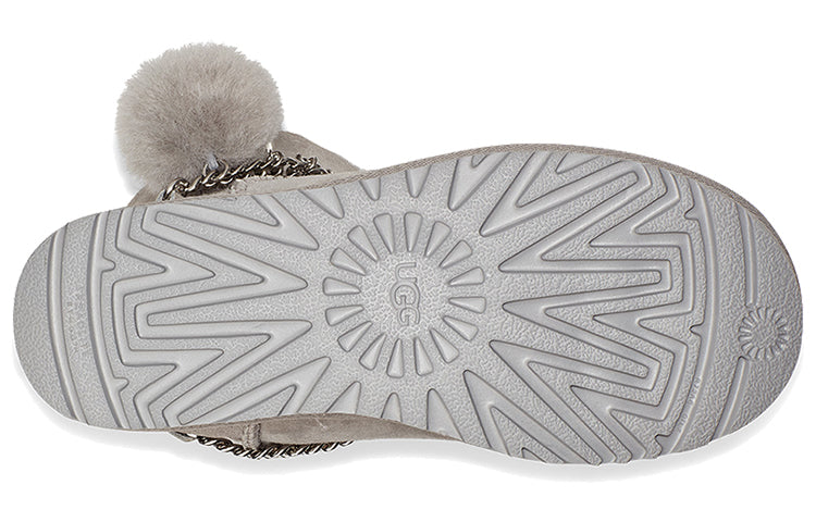 (WMNS) UGG Classic UGG Charm Mini Fleece Lined Gray 1112493-SEL