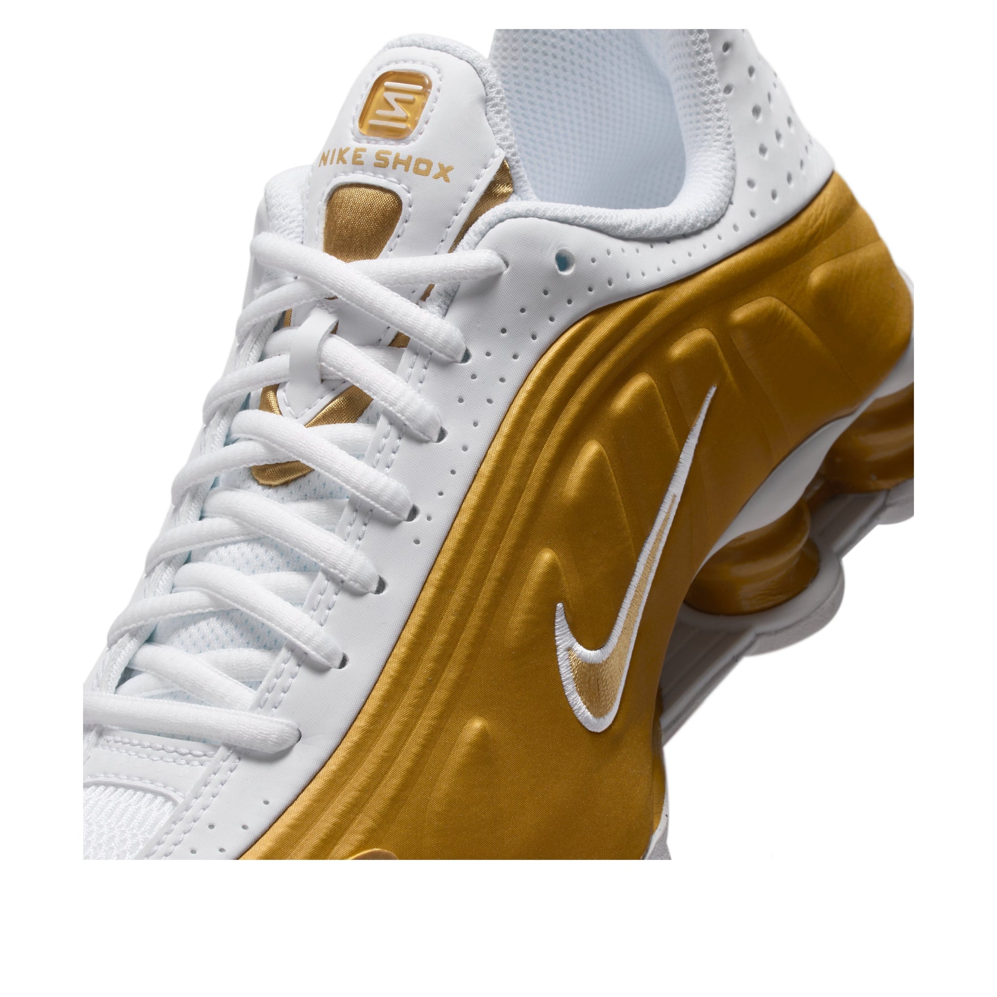 (GS)	Nike Shox R4 'Metallic Gold White' CW2626-700