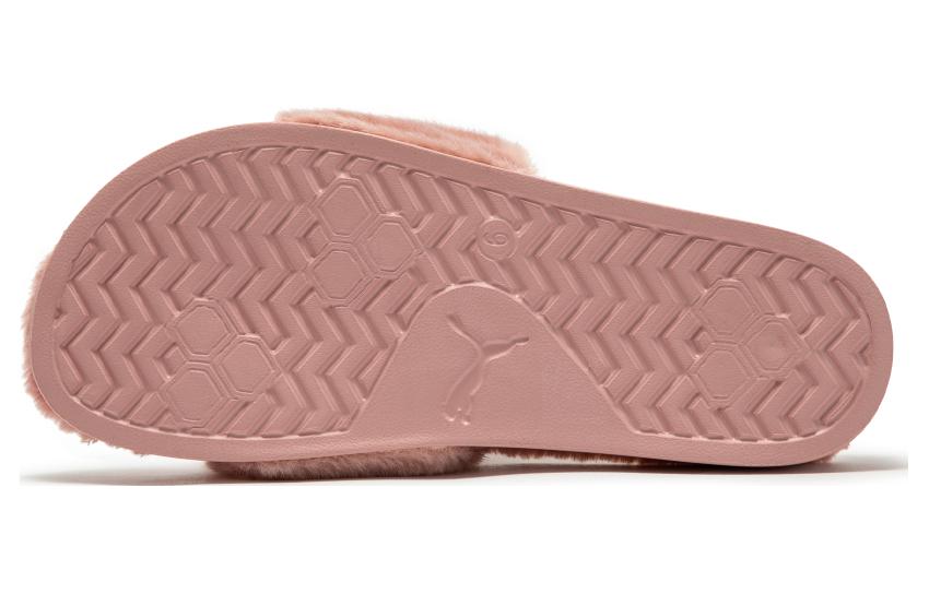 (WMNS) PUMA Leadcat 2.0 Fuzz Slides 'Carnation Pink' 387313-11