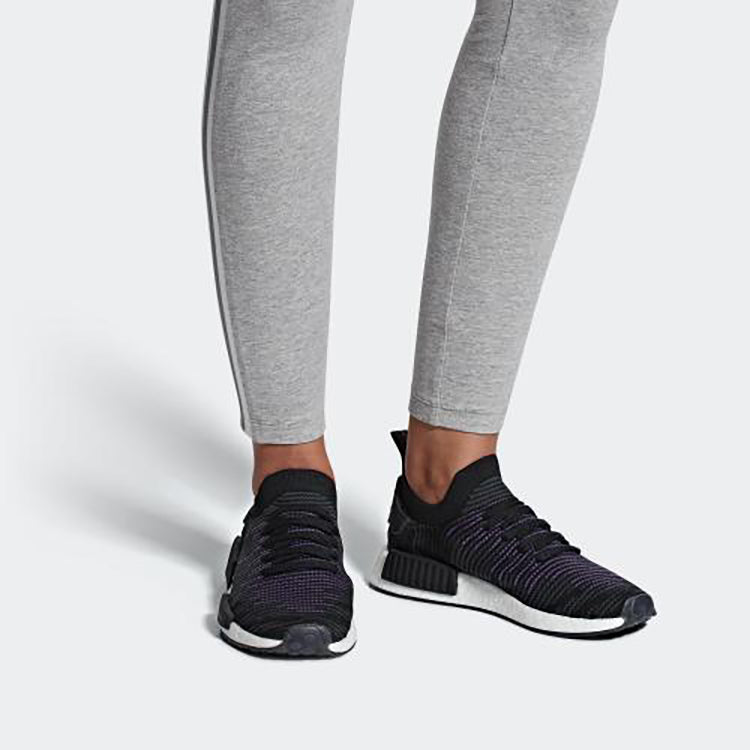 (WMNS) adidas NMD R1 PK W 'Black Purple' CG6270