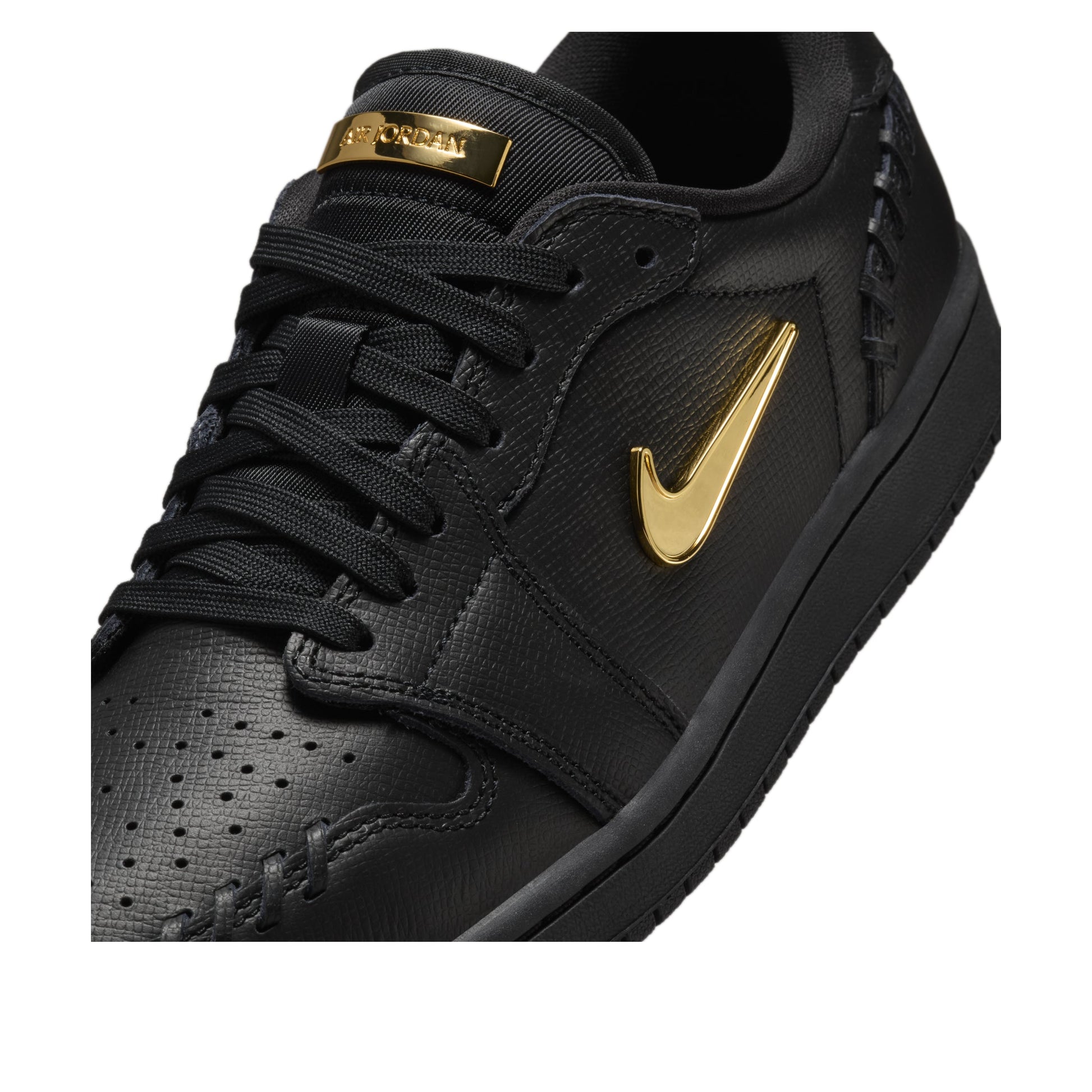 (WMNS) Air Jordan 1 Low Method of Make 'Black Metallic Gold' FN5032-007
