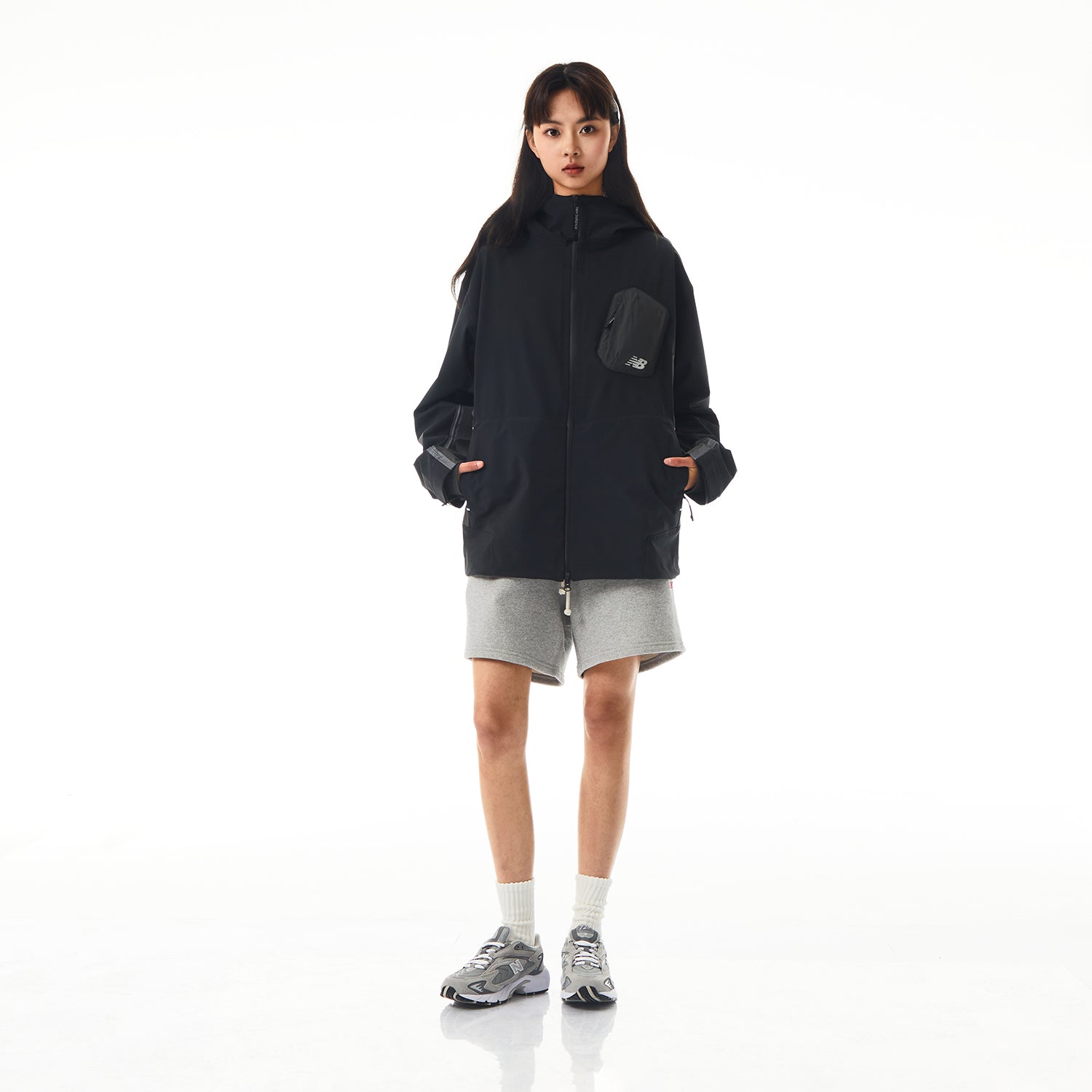 New Balance x LiangDong Pocket Jacket Asia Sizing 'Black' NAE17121-BK