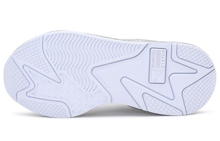 (WMNS) PUMA RS-X3 Glitz 'White Silver' 372647-01