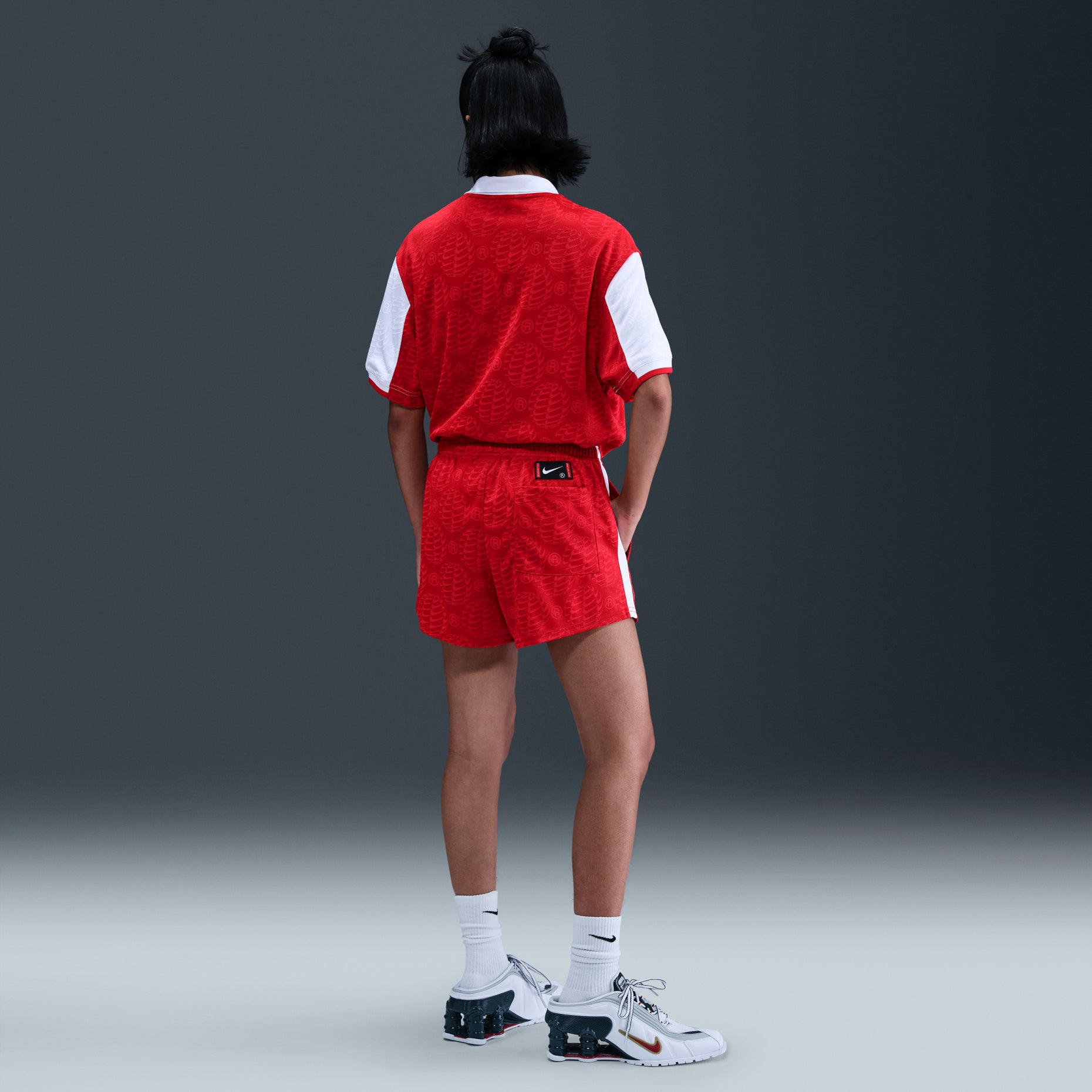 Nike x Martine Rose Football Shorts 'Red' HM9025-657