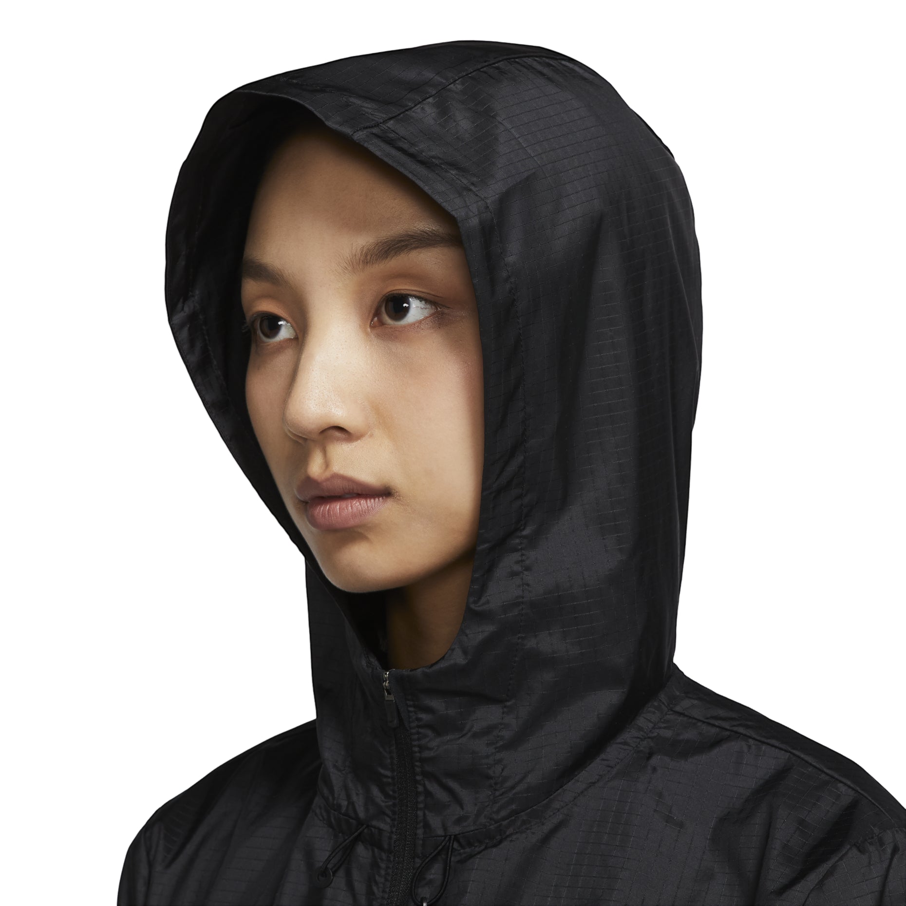 (WMNS) Nike Jacket Running Sports Hooded Jacket Black CU3218-010