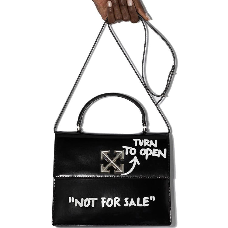 (WMNS) Off-White 2.8 Jitney Black Handbag OWNA090E20LEA0011001