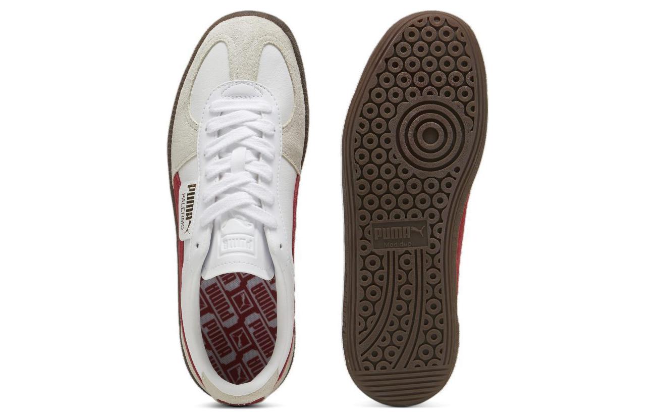 Puma Palermo Leather 'White Club Red' 396464-05