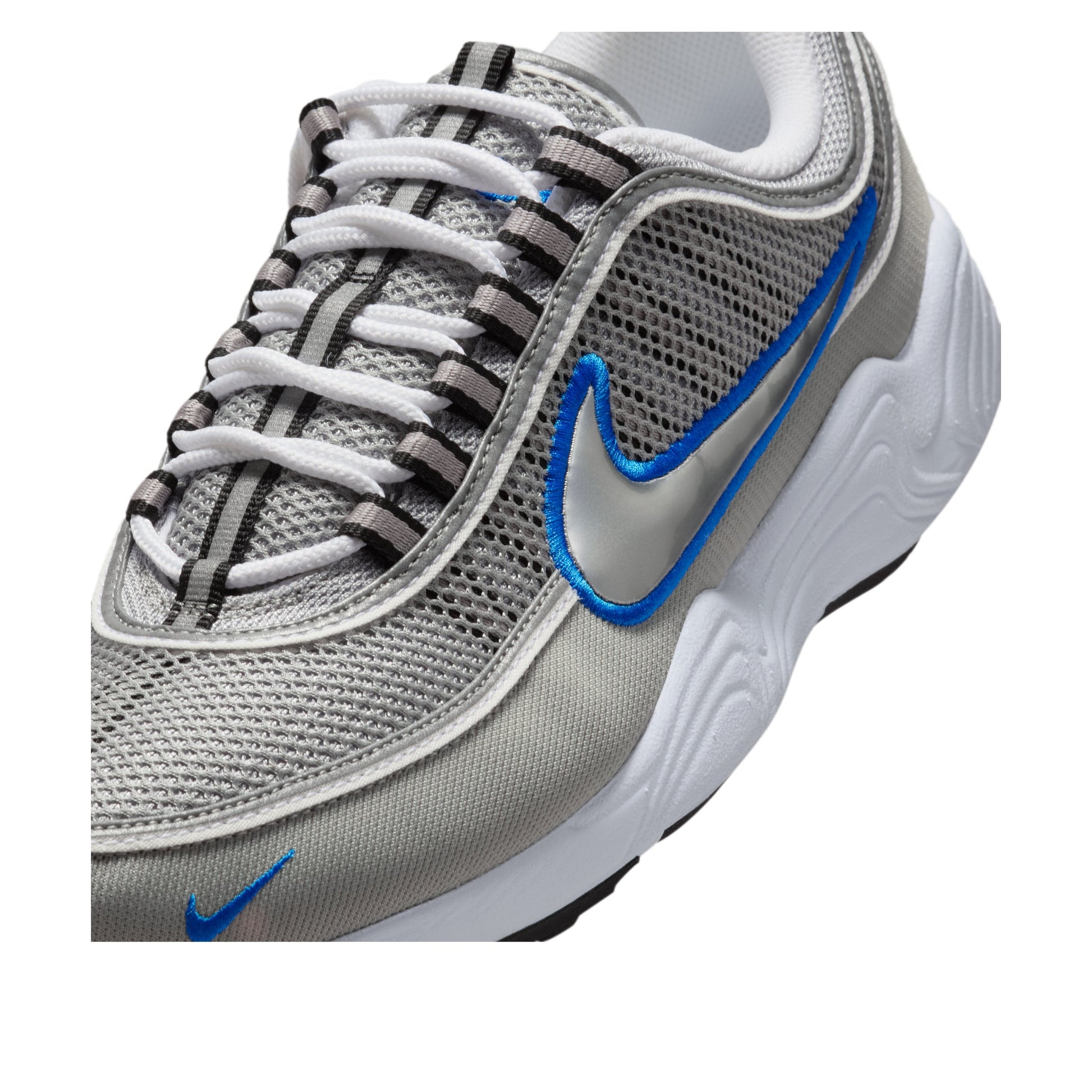 Nike Air Zoom Spiridon 'Metallic Silver Signal Blue' HF9117-003