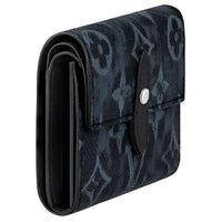 LOUIS VUITTON Monogram Pastel Noir Canvas Cross Card Holder