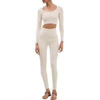 HERMES Leggings Women's White
