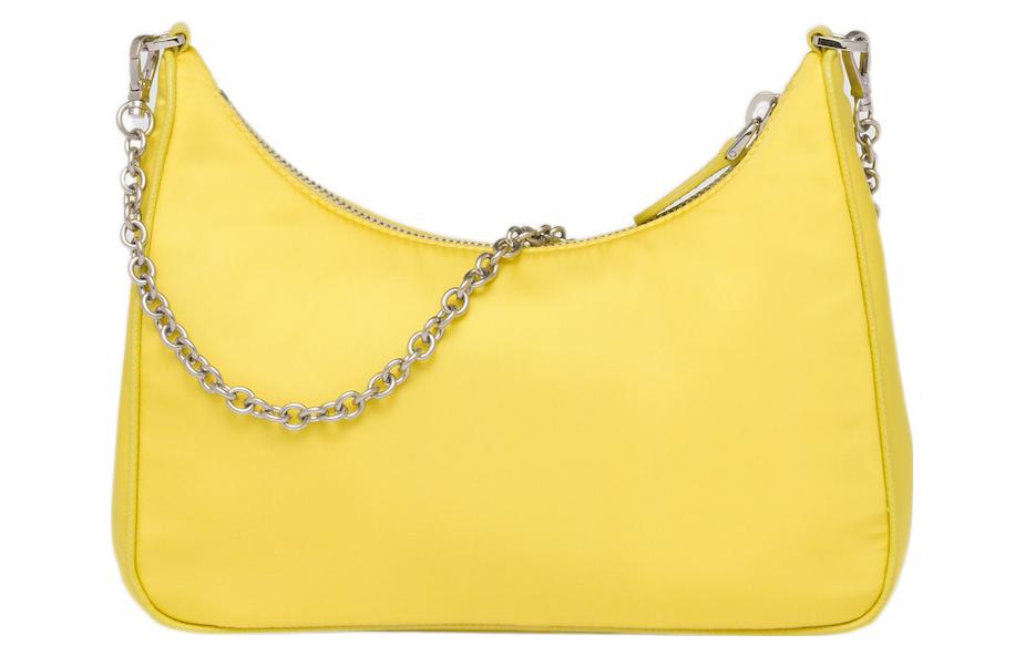 PRADA 2005 Shoulder Bag Yellow