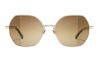 CHANEL Irregular Shape Sunglasses Women's