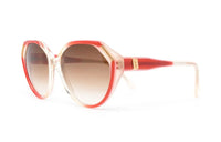 SAINT LAURENT Pre Owned 1980s Gradient Oval Sunglasses