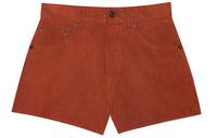 SAINT LAURENT Casual Shorts Women's Rusty Red