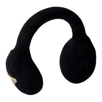 PRADA Wool, Enamel Earmuffs Women's Black