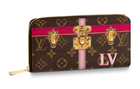 LOUIS VUITTON Zippy Canvas Wallets Clutches Regular Women's Brown