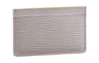 LOUIS VUITTON Epi Leather Card Holder Regular Women's Light Gray