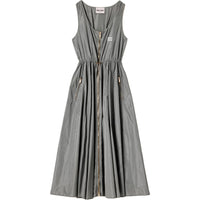 MIU MIU Sleeveless Dress Women's Gray