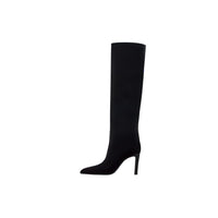 SAINT LAURENT Knee-high Boots 9cm Women's Black