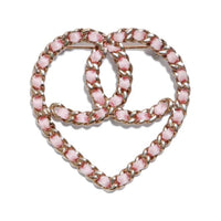 CHANEL Pre-Owned 2009 CC Heart Brooch