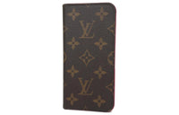 LOUIS VUITTON Canvas Bag Accessories Unisex Brown With Rose
