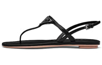 PRADA One Strap Sandals Women's Black