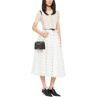 MIU MIU FW21 Casual Long Skirts Women's White